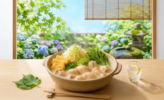 暑い夏だからこそ！座銀の鶏白湯鍋セット🍲🍚🐔❢
